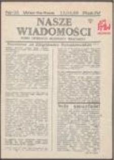 Nasze Wiadomości. Pismo Federacji Młodzieży Walczącej, nr 38