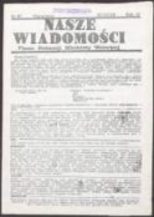 Nasze Wiadomości. Pismo Federacji Młodzieży Walczącej, nr 40