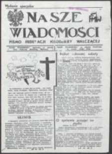 Nasze Wiadomości. Pismo Federacji Młodzieży Walczącej. Wydanie specjalne