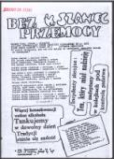 Bez przemocy. Pismo Ruchu "Wolność i Pok&oacute;j", nr 7