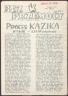 Bez przemocy. Pismo Ruchu "Wolność i Pok&oacute;j", nr 9
