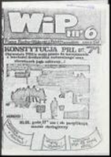 WiP. Pismo Ruchu "Wolność i Pokój", nr 6