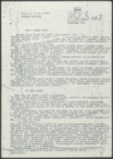 Biuletyn Informacyjny NZS. Wydanie wojenne, nr 7