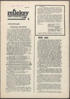Releksy. Pismo Student&oacute;w UW, nr 2