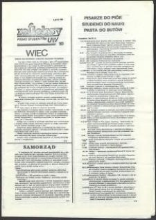 Releksy. Pismo Student&oacute;w UW, nr 10