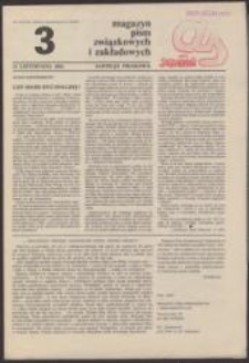 AS. Magazyn pism związkowych i zakładowych, nr 3