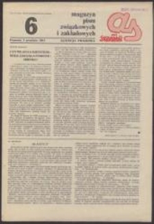 AS. Magazyn pism związkowych i zakładowych, nr 6