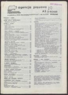 AS. Biuletyn pism związkowych i zakładowych, nr 19
