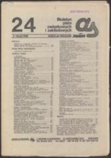 AS. Biuletyn pism związkowych i zakładowych, nr 24