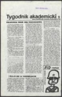 Tygodnik Akademicki. Pismo Niezależnego Zrzeszenia Student&oacute;w, nr 9