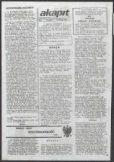 Akapit. Pismo student&oacute;w, nr 1