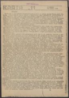 Karta, nr 11