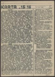 Karta, nr 15/16