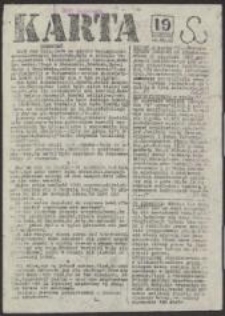 Karta, nr 19