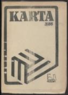 Karta, nr 3 z 1985