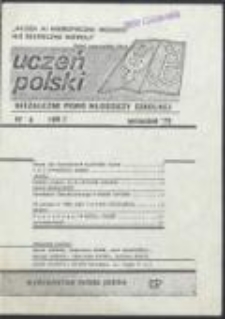 Uczeń Polski. Niezależne pismo młodzieży szkolnej, nr 4