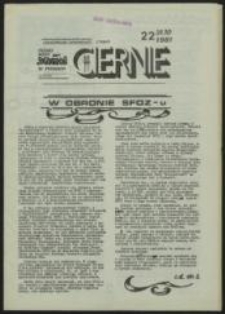 Ciernie. Pismo NSZZ "Solidarność" w Tychach, nr 22